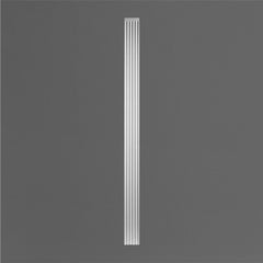 K200-Luxxus Classic Polyurethane Pilaster Door Surround for K201 and K202, Primed White. Length: 78-3/4