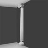 K3001-Luxxus Classic Polyurethane Fluted Half Column, Primed White. Width: 12 K3001-Luxxus Classic Polyurethane Fluted Half Column, Primed White. Width: 12