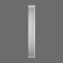 K250-Luxxus Classic Polyurethane Pilaster, Primed White. Length: 78-3/4