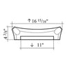 K251-Luxxus Classic Polyurethane Capital For Pilaster K250, Primed White. Width: 16-15/16 K251-Luxxus Classic Polyurethane Capital For Pilaster K250, Primed White. Width: 16-15/16