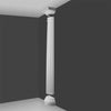 K3001-Luxxus Classic Polyurethane Fluted Half Column, Primed White. Width: 12 K3001-Luxxus Classic Polyurethane Fluted Half Column, Primed White. Width: 12