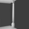 K3001-Luxxus Classic Polyurethane Fluted Half Column, Primed White. Width: 12 K3001-Luxxus Classic Polyurethane Fluted Half Column, Primed White. Width: 12