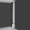 K3201-Luxxus Classic Polyurethane Plain Half Column, Primed White. Width: 13-3/16 K3201-Luxxus Classic Polyurethane Plain Half Column, Primed White. Width: 13-3/16
