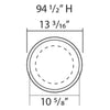 K3202-Luxxus Classic Polyurethane Plain Whole Column, Primed White. Diameter: 13-3/16 K3202-Luxxus Classic Polyurethane Plain Whole Column, Primed White. Diameter: 13-3/16