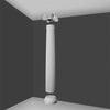 K5142-Luxxus Classic Duropolymer Scamozzi Whole Capital, Primed White. Width: 17-11/16 K5142-Luxxus Classic Duropolymer Scamozzi Whole Capital, Primed White. Width: 17-11/16