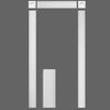 KX001 - Axxent Classic Duropolymer Door Surround Kit, Primed White. Width: 49-5/8 KX001 - Axxent Classic Duropolymer Door Surround Kit, Primed White. Width: 49-5/8