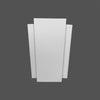 M9010A-Luxxus Classic Duropolymer Decorative Keystone, Primed White. Width: 3-3/8 M9010A-Luxxus Classic Duropolymer Decorative Keystone, Primed White. Width: 3-3/8