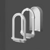 N404-Luxxus Classic Polyurethane Niche Frame, Primed White. Width: 16-9/16 N404-Luxxus Classic Polyurethane Niche Frame, Primed White. Width: 16-9/16