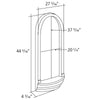 N503-Luxxus Classic Polyurethane Niche Frame, Primed White. Width: 27-3/16 N503-Luxxus Classic Polyurethane Niche Frame, Primed White. Width: 27-3/16