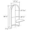 N510-Luxxus Classic Polyurethane Recessed Niche Shell, Primed White. Width: 21-5/8 N510-Luxxus Classic Polyurethane Recessed Niche Shell, Primed White. Width: 21-5/8