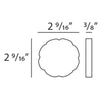 P-20-Luxxus Decorative Duropolymer Wall Decoration For P1020 and P101A P-20-Luxxus Decorative Duropolymer Wall Decoration For P1020 and P101A