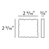 P-21-Luxxus Classic Duropolymer Flower, Primed White. Length: 2-9/16 P-21-Luxxus Classic Duropolymer Flower, Primed White. Length: 2-9/16