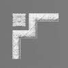 P-21-Luxxus Classic Duropolymer Flower, Primed White. Length: 2-9/16 P-21-Luxxus Classic Duropolymer Flower, Primed White. Length: 2-9/16