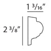 P3020-Luxxus Decorative Polyurethane Panel Molding, Primed White. Length: 78-3/4 P3020-Luxxus Decorative Polyurethane Panel Molding, Primed White. Length: 78-3/4