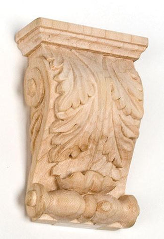 Acanthus Leaf Corbel - corbels, appliques, rosettes, scrolls, capitals, acanthus corbels, brackets and decos