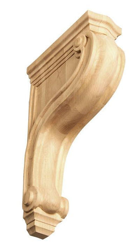 Mission Style Corbel - corbels for countertops, shelf brackets wood, oak corbels, fireplace corbels.