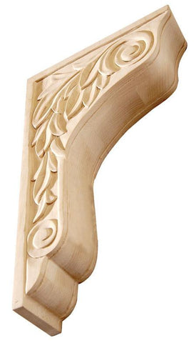 Acanthus Leaf Korbel, carved corbels, shelf corbel, cornices