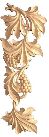 Scroll - decorative wood onlays, animal wood carvings, wood scrolls,wooden spheres, cabinet onlays,embossed carvings,decorative wood scrolls