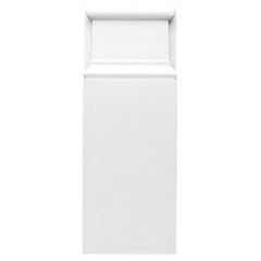 D310-Luxxus Classic Duropolymer Doorway Plinth Block, Primed White. Width: 3-3/4