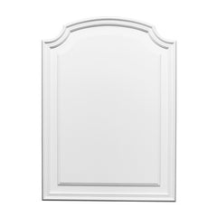 D500-Luxxus Classic Duropolymer Door Panel, Primed White. Width: 21-5/8