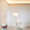 G73L-Luxxus Contemporary Polyurethane Mini Curl, Decorative Element Left.