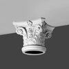 K1122-Luxxus Classic Duropolymer Whole Capital, Primed White. Width: 14
