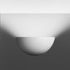 L-504-Luxxus Classic Duropolymer Wall Light Fixture Sconce, Primed White. Length: 12