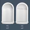N503-Luxxus Classic Polyurethane Niche Frame, Primed White. Width: 27-3/16