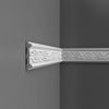 P7020-Luxxus Decorative Polyurethane Panel Molding, Primed White. Length: 78-3/4