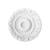 R-17-Luxxus Decorative Polyurethane Ceiling Medallion, Primed White. Diameter: 8-1/2