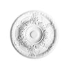 R-18-Luxxus Classic Polyurethane Ceiling Medallion, Primed White. Diameter: 19-5/16