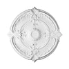 R-73-Luxxus Decorative Polyurethane Ceiling Medallion, Primed White. Diameter: 27-9/16
