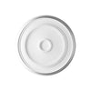 R-76-Luxxus Plain Polyurethane Ceiling Medallion, Primed White. Diameter: 24-7/16