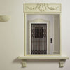 D161-Luxxus Classic Polyurethane Door Pediment, Primed White. Width: 36-1/4