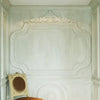 D170-Luxxus Classic Polyurethane Door Pediment, Primed White. Width: 41-5/16