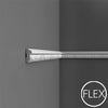 FP7050-Flexible Decorative Polyurethane Panel Molding, Flexible, Primed White. Length: 78-3/4