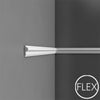 FP8030-Flexible Plain Polyurethane Panel Molding, Flexible, Primed White. Length: 78-3/4