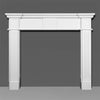 H101-Luxxus Classic Polyurethane Fireplace Surround Decoration, Primed White. Width: 50-3/4