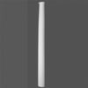 K1101-Luxxus Classic Polyurethane Plain Half Column, Primed White. Width: 8-11/16