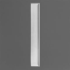 K240-Luxxus Classic Polyurethane Pilaster, Primed White. Length: 78-3/4