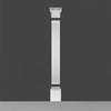 K250-Luxxus Classic Polyurethane Pilaster, Primed White. Length: 78-3/4