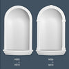 N510-Luxxus Classic Polyurethane Recessed Niche Shell, Primed White. Width: 21-5/8