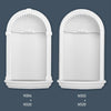N520-Luxxus Classic Polyurethane Recessed Niche Shell, Primed White. Width: 21-5/8