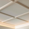 P3070-Luxxus Plain Polyurethane Panel Molding, Primed White. Length: 78-3/4