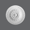 R-16-Luxxus Decorative Polyurethane Ceiling Medallion, Primed White. Diameter: 17-11/16