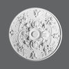 R-24-Luxxus Decorative Polyurethane Ceiling Medallion, Primed White. Diameter: 31-1/8