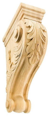 Acanthus Leaf Corbel - exterior corbels, interior corbels, hand curved corbels, large , medium , small and mini corbals, corbels for sale