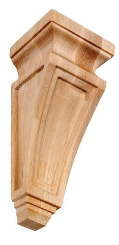 Mission Style Corbel - wood sculpture corbels, fireplace corbels, wainscoting corbels, wood shelf brackets, countertop brackets