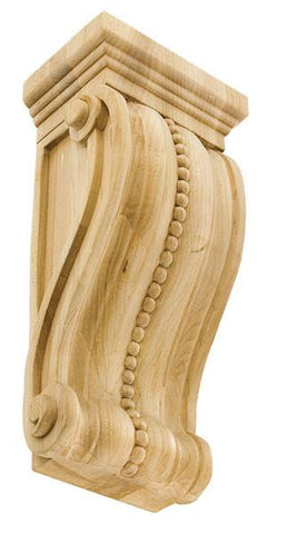 Corbel Medium - wood sculpture corbels, fireplace corbels, wainscoting corbels, wood shelf brackets, countertop brackets