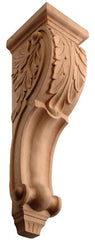 Acanthus Leaf Corbel - wood onlays, shelf supports, woodcarving, decorative brackets, antique corbels, kitchen cabinets corbels